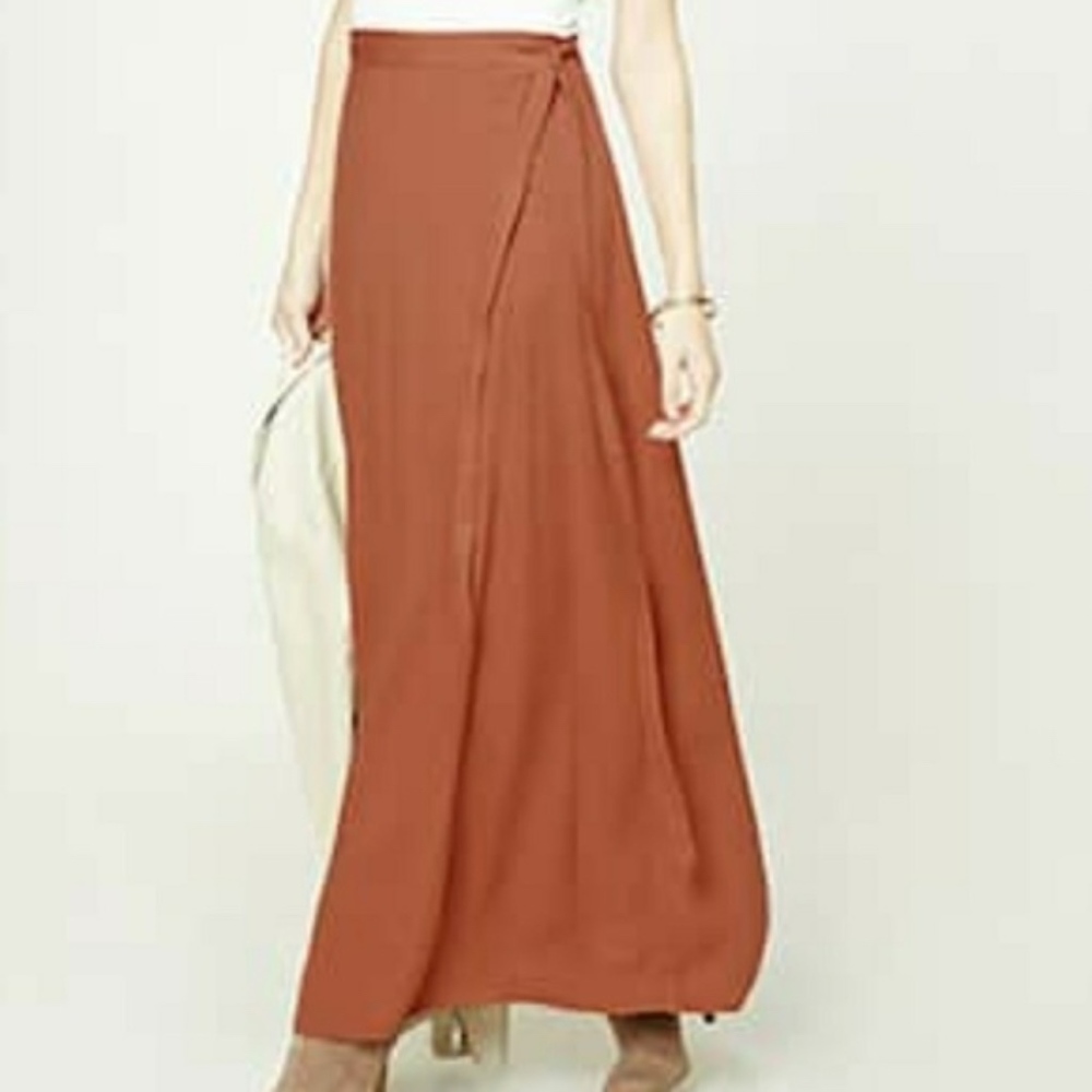 Ginger Wrap Maxi Skirt